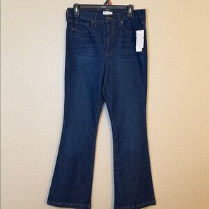 Sofia by Sofia Vergara Women's Dark Blue Flare Jeans